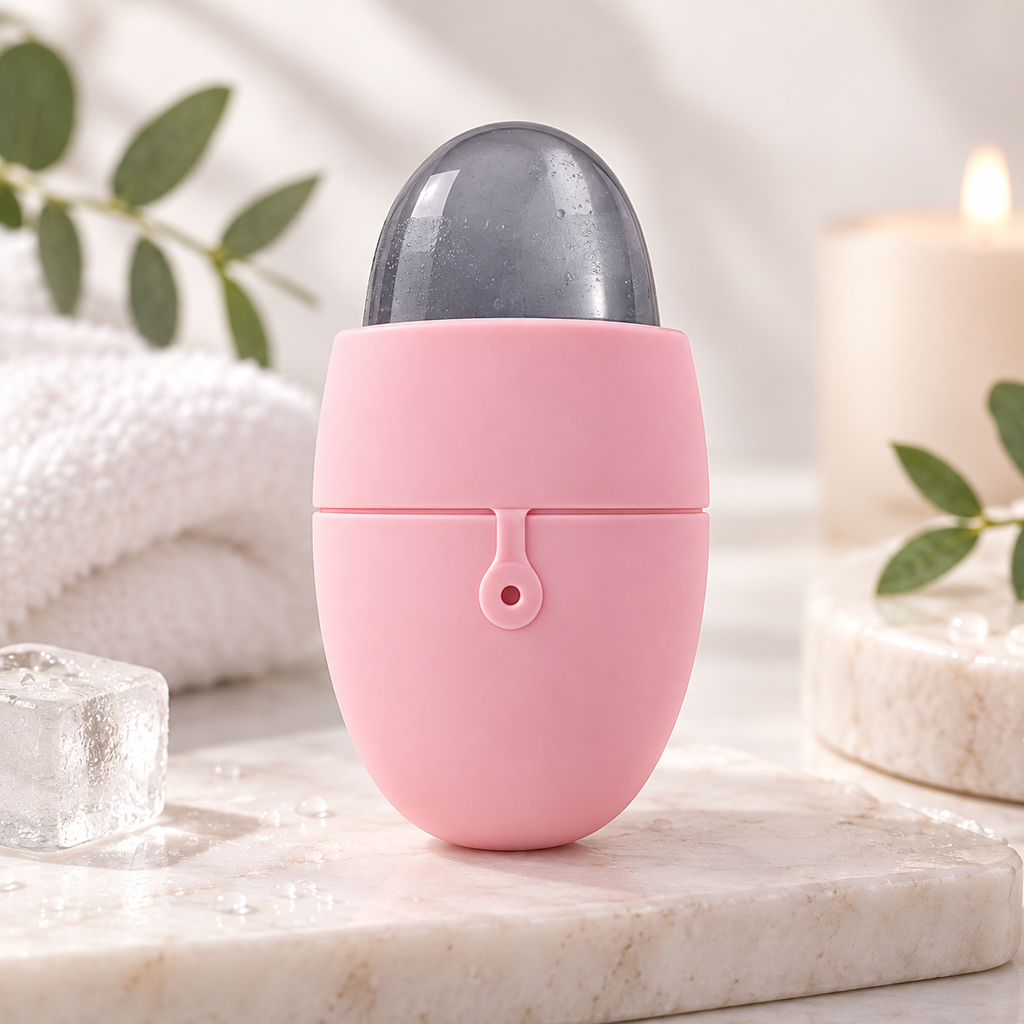 Luvenest Ice Face Roller in Pink