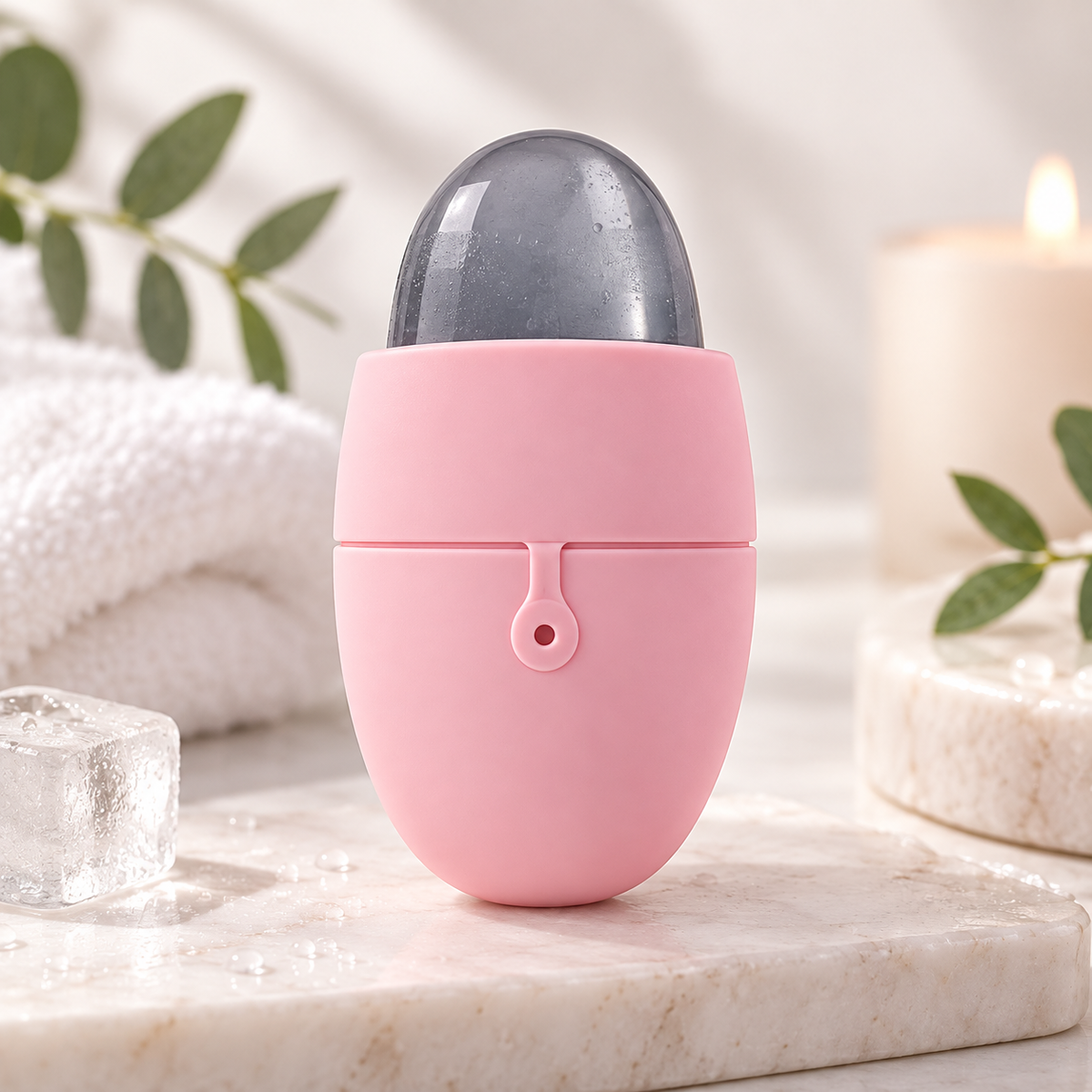 Luvenest Ice Face Roller in Pink