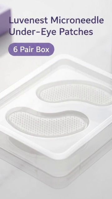 Luvenest Microneedle Under-Eye Patches 6 Pair Box