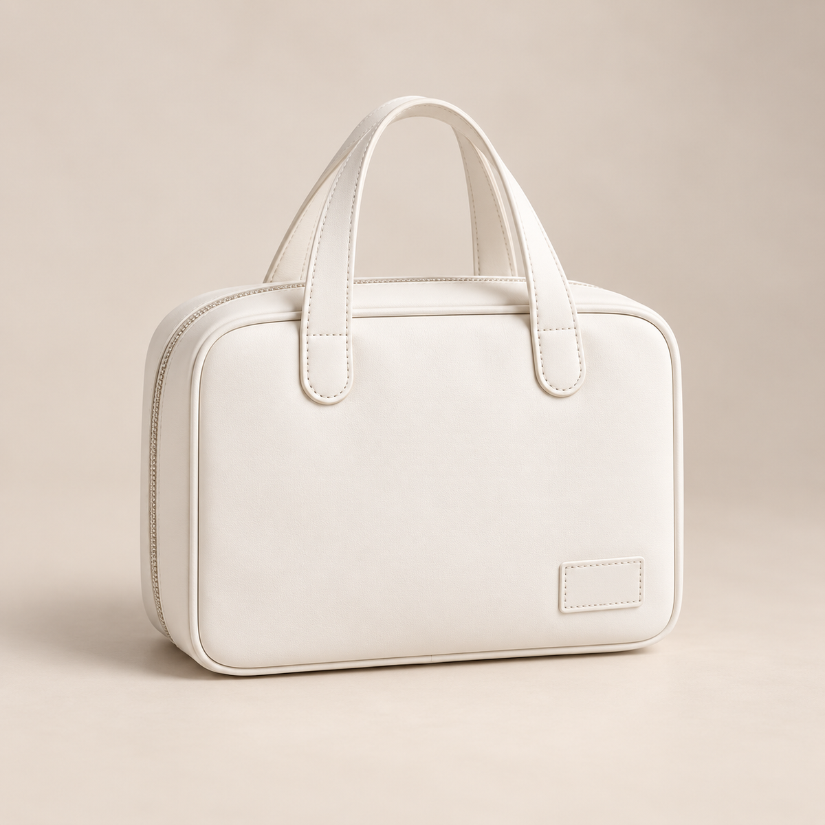 Luvenest Travel Makeup Bag in Ivory White