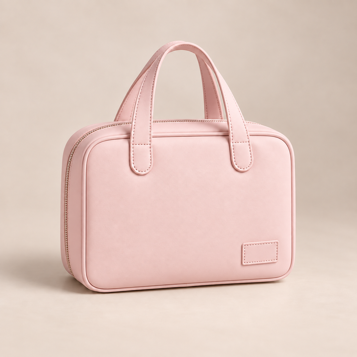 Luvenest Travel Makeup Bag in Rose Pink